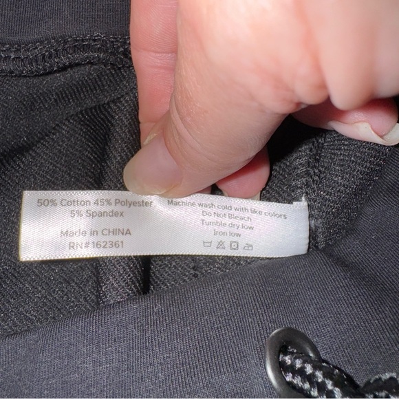 Full Send Skirt | Black Mini with Red Stripe‎ | Drawstring Waist, Comfy - Picture 6 of 6